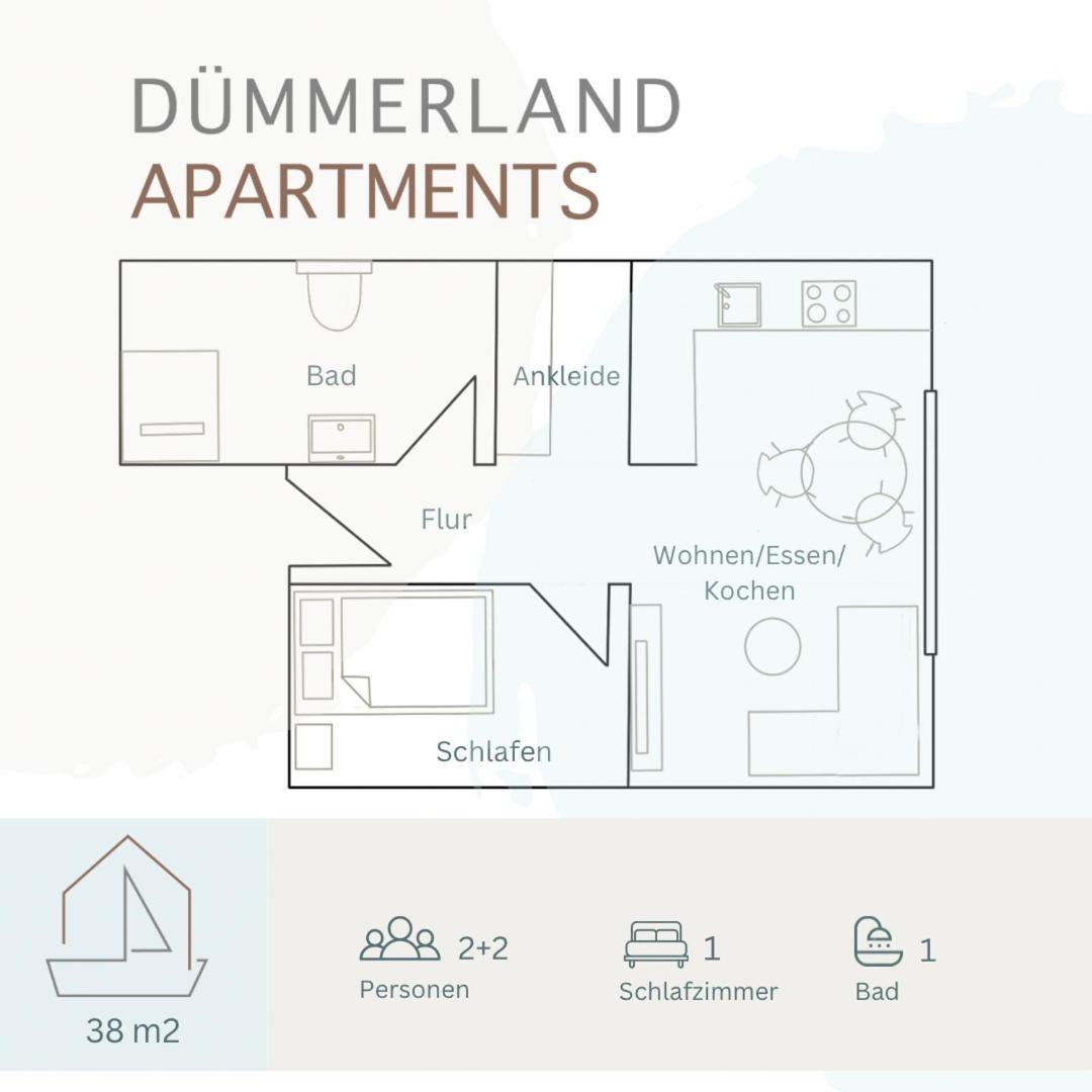 Duemmerland Apartments Lemförde Екстериор снимка